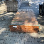 Ca. 276x Angelim Pedra Latten Geschaafd, 21x40mm, lengte 185cm